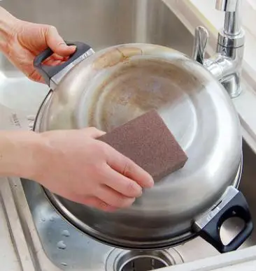 

1PCs Sponge For Removing Rust Cleaning Cotton Kitchen Gadgets Accessories Descaling Clean Rub Pot Kitchen Tool