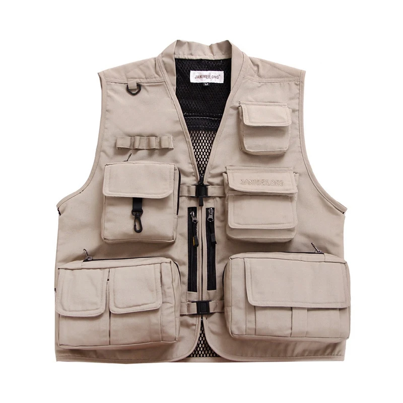Unisex Fishing Vest Breathable Outdoor Sport Safety Life Waistcoat
