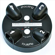 1PCS Lucky Electric Finger Game Machine Tricky Fingers Toy Party Funny Game Toy Electric Shock Shocking Roulette Punishment Prop
