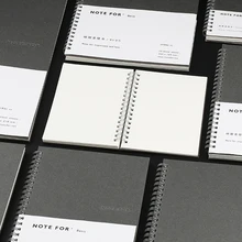 Высокое качество A6/5 B5 A4 стиль блокнот s отрывной Дневник Книга спираль блокнот катушки планировщик пустой/точки внутренняя тетрадь в твердой обложке