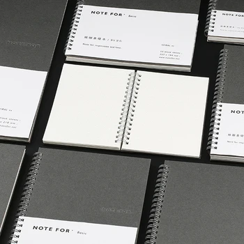 

High Quality A6/5 B5 A4 Style Notebooks Loose-leaf Diary Book Spiral Notebook Coil Planner Blank/Dots Inner Hard Copybook