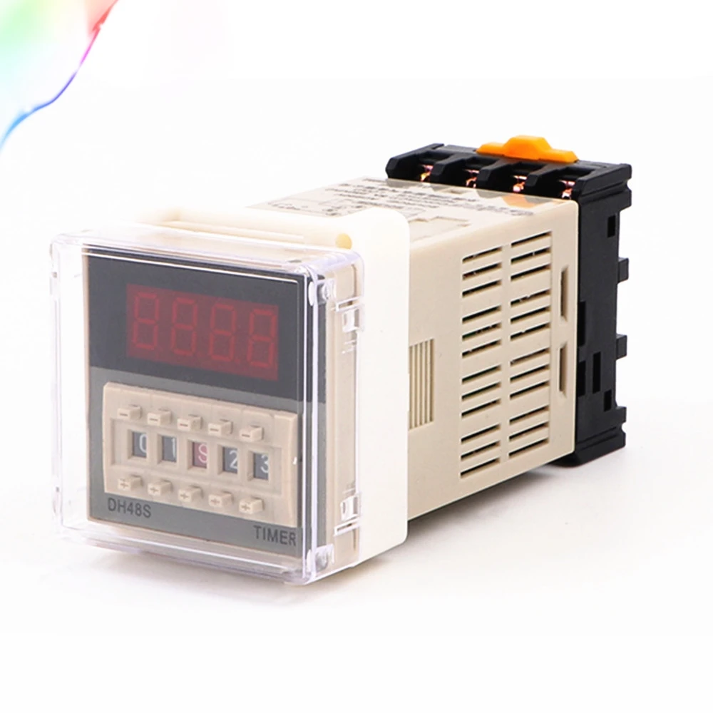 DH48S 1Z 12V 24V 110V 220V AC Цифровое реле таймера на задержке 8 контактов сброс SPDT/Функция