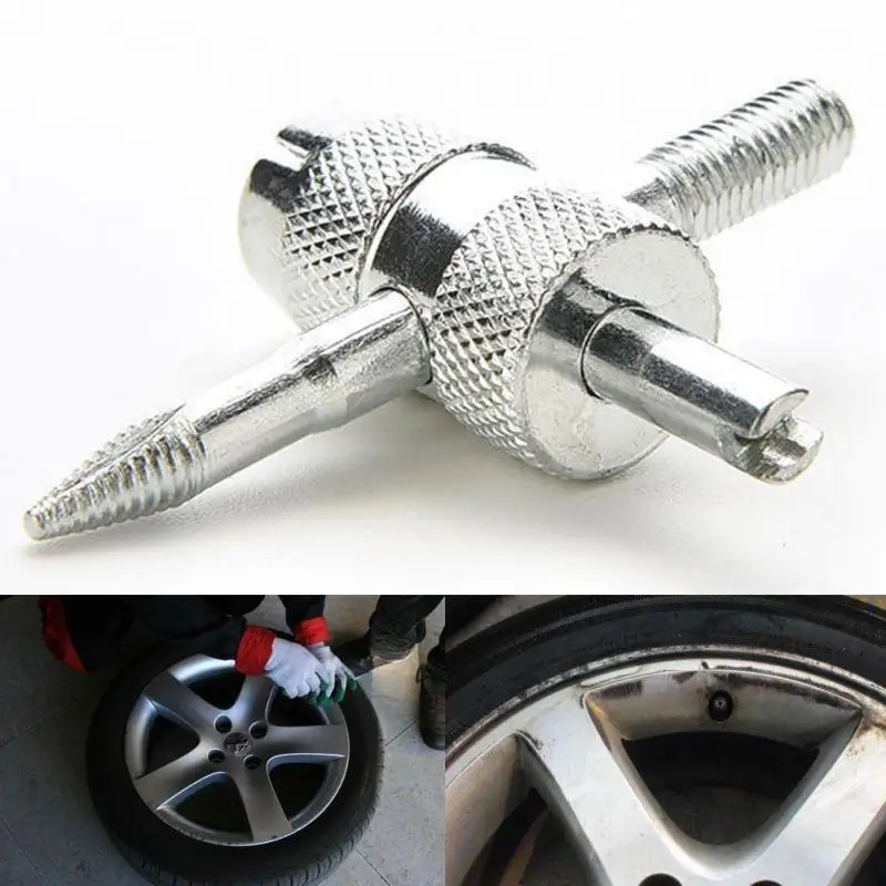 

4 in 1 valve wrench Durable Deflating Tool Wrench Bicycle Portable Repairing 4 In 1 Valve T-type wrench Bikes Repair Tools^