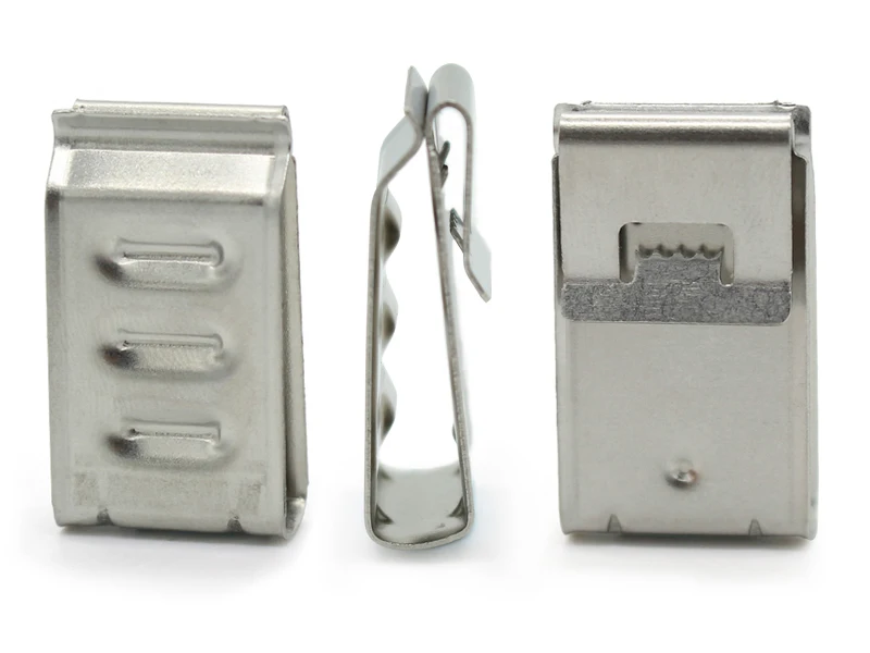 4x4mm sus 304 material tamanho grande clipes