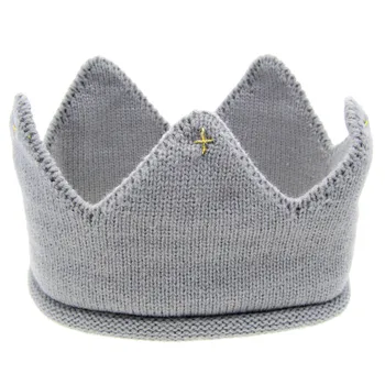 

Baby Hat Cap Baby Cute New Cute Baby Boys Girls Crown Knit Headband Hat Scarf Caps for Boys Girls