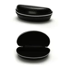 Портативный PU чехол для хранения солнцезащитных очков, посылка, черные солнцезащитные очки, очки для очков, подарок, закрытые на молнии, черные классические