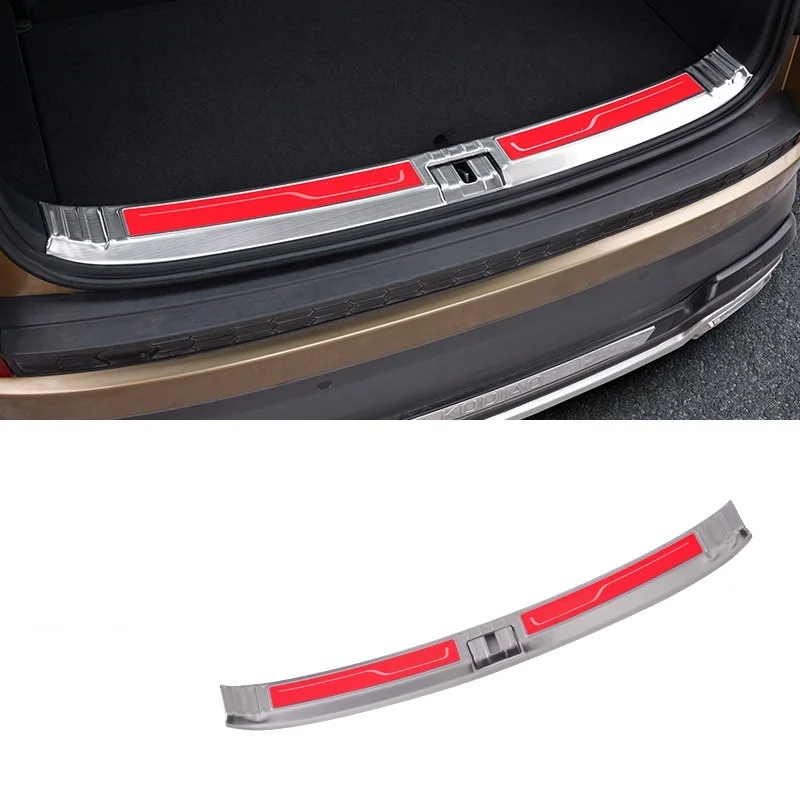 

Car Modified Decorative Rear Panels Trunk Foot Pedal Exterior Fashion Protecter Covers Modification Trim 18 19 FOR Skoda Kodiaq