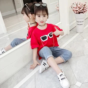 

2019 New Girls Shirts Happy Birthday Baby Girl Summer Clothes Teenager Princess Tshirt Cotton T Shirt Fille Kid Girls Tops 10 12