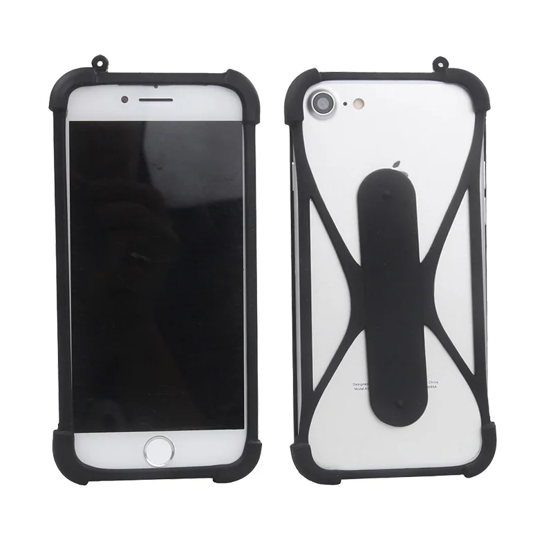 

Case for Xiaomi Mi 8 Silicone Bumper Case for Xiaomi Mi A1 5X Mobile Phone Cover Case Holder Neck Strap Mi4c Mi 4c