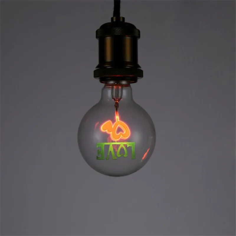 led holiday decoration bulbs creative bulbs valentine's day wishing lamp (36)