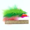 Bimoo 50pcs/Pack Colored Long Marabou Feather for Tying Streamer Flies Lead Jig Woolly Bugger Leech Fly Bait Fish Tying Material ► Photo 2/6