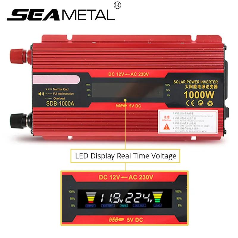 Car Inverter 12v 220v To Power Inverters Cars DC AC Voltage Converter