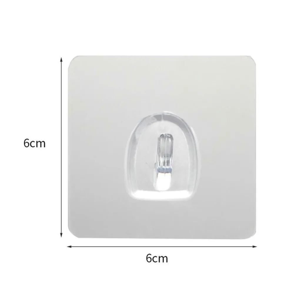 2-10 шт./компл. противоскользящие Многоразовые прозрачные бесследные настенные подвесные крючки для кухни и ванной комнаты спальни бесшовные самоклеящиеся крючки