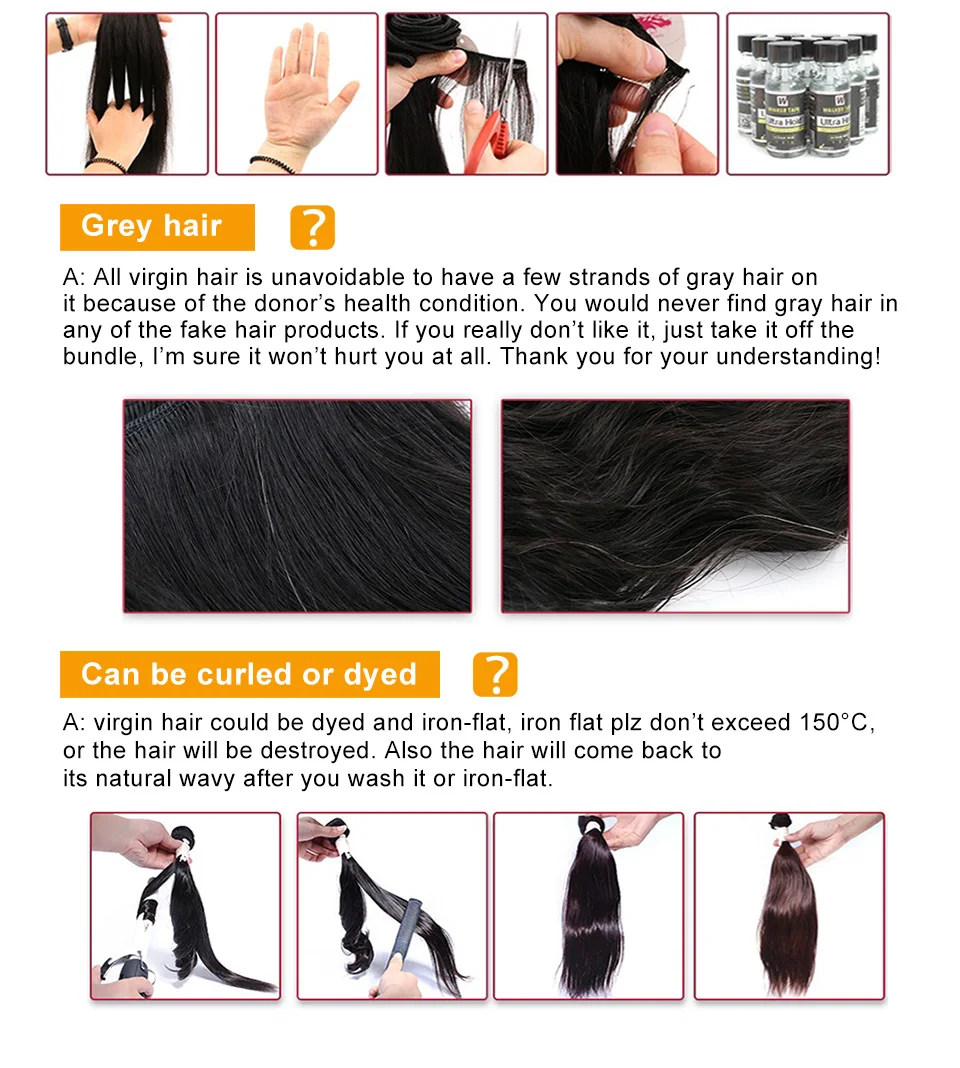Hair Villa Brazilian Body Wave Remy Human Hair Bundles For Salon OT Turquoise Colored Hair Weft Low Ratio Longest Hair PCT 15% (22)