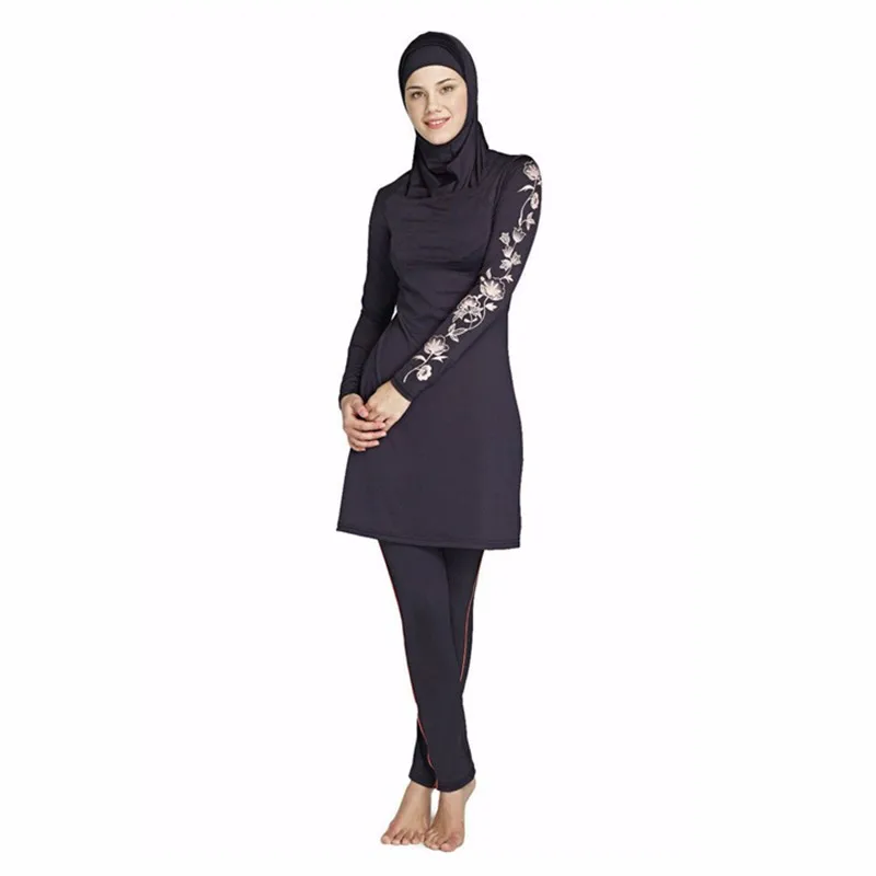 Мусульманские женские комплекты, купальники с высокой талией, купальник размера плюс, хиджаб, Исламский купальник, купальники для женщин, мусульманские боди, костюмы