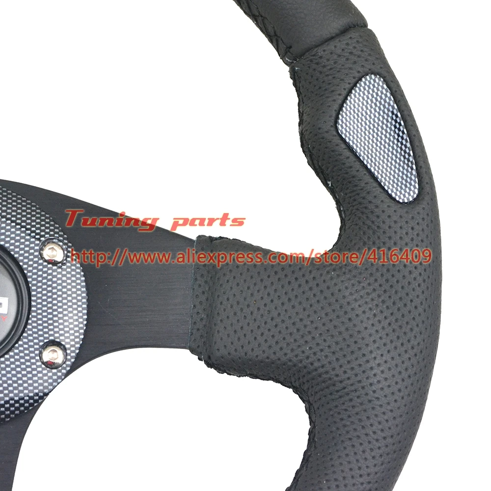 Jet flat leather steering wheel (5)
