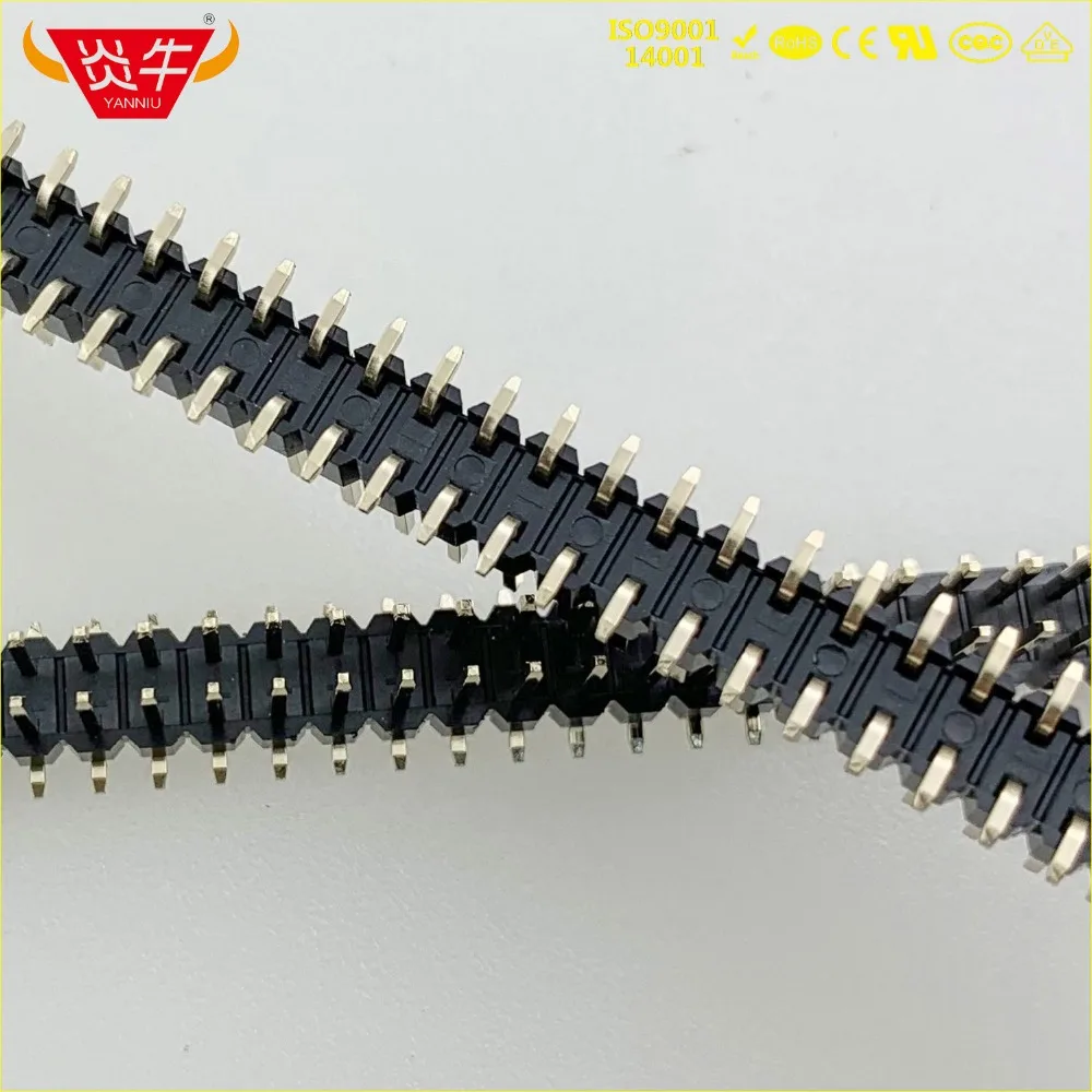 2 54 мм Шаг 2X40P 80PIN Штекерный разъем для полосы двухрядный вертикальный штыревой