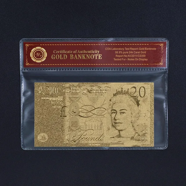 Aliexpress.com : Buy WR Luxury Home Decor Gold Banknote Quality 50