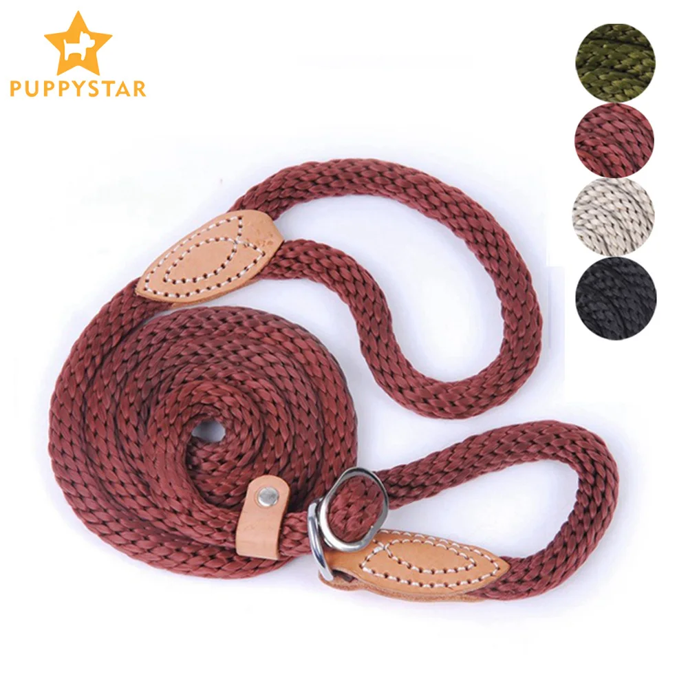 

Nylon Pet Dog Leash For Small Medium Large Dogs Soft Dog Lead Leashes Rope Puppy Cat Glowing Dog Leash Retriever Training PY0222
