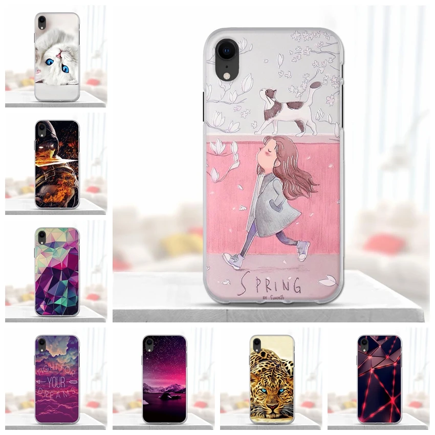 

For Fundas iPhone XR Case Cover for iPhone xr Case Soft Silicone TPU 3d Cute Painting Cover for Coque iPhone XR Case Cover Capa