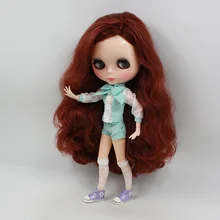 Icy factory шарнирная кукла blyth neo 260BL9388 шарнирное тело красные волнистые волосы сторона расставания 1/6 30 см игрушка подарок