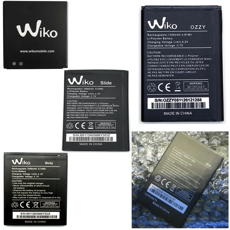 WIKO 4050 5030 Ozzy Birdy Slide батарея для батареи мобильного телефона + код
