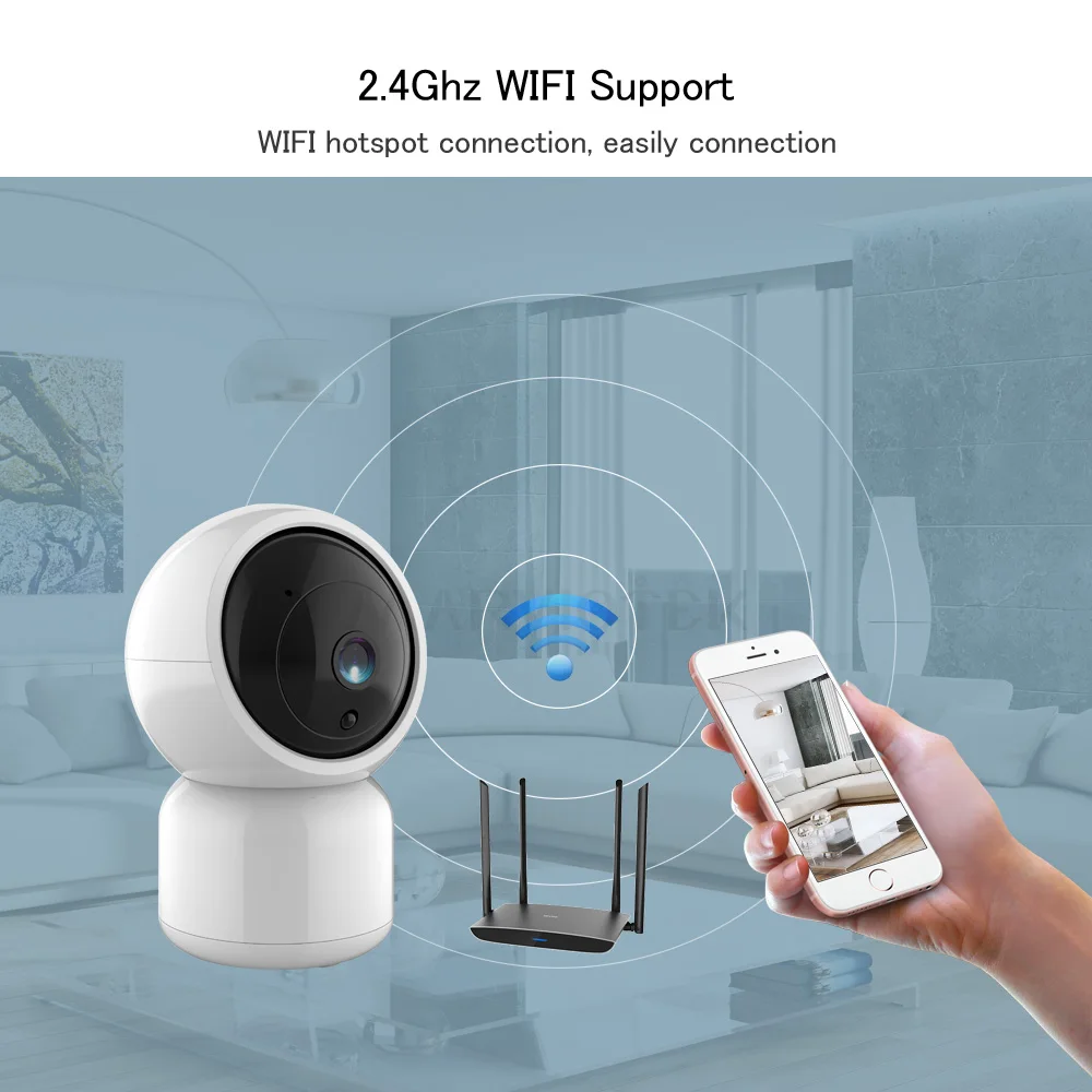كاميرا تلفزيونات الدوائر المغلقة 1080 P IP كاميرا WIFI السيارات تتبع المنزل الأمن واي فاي كاميرا PTZ اتجاهين الصوت فيديو مراقبة 2MP 3MP مراقبة الطفل
