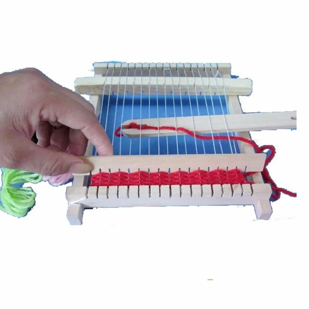 1 pcs Kids Children Girls Hand Weaving Looms Toys Knitting Machine