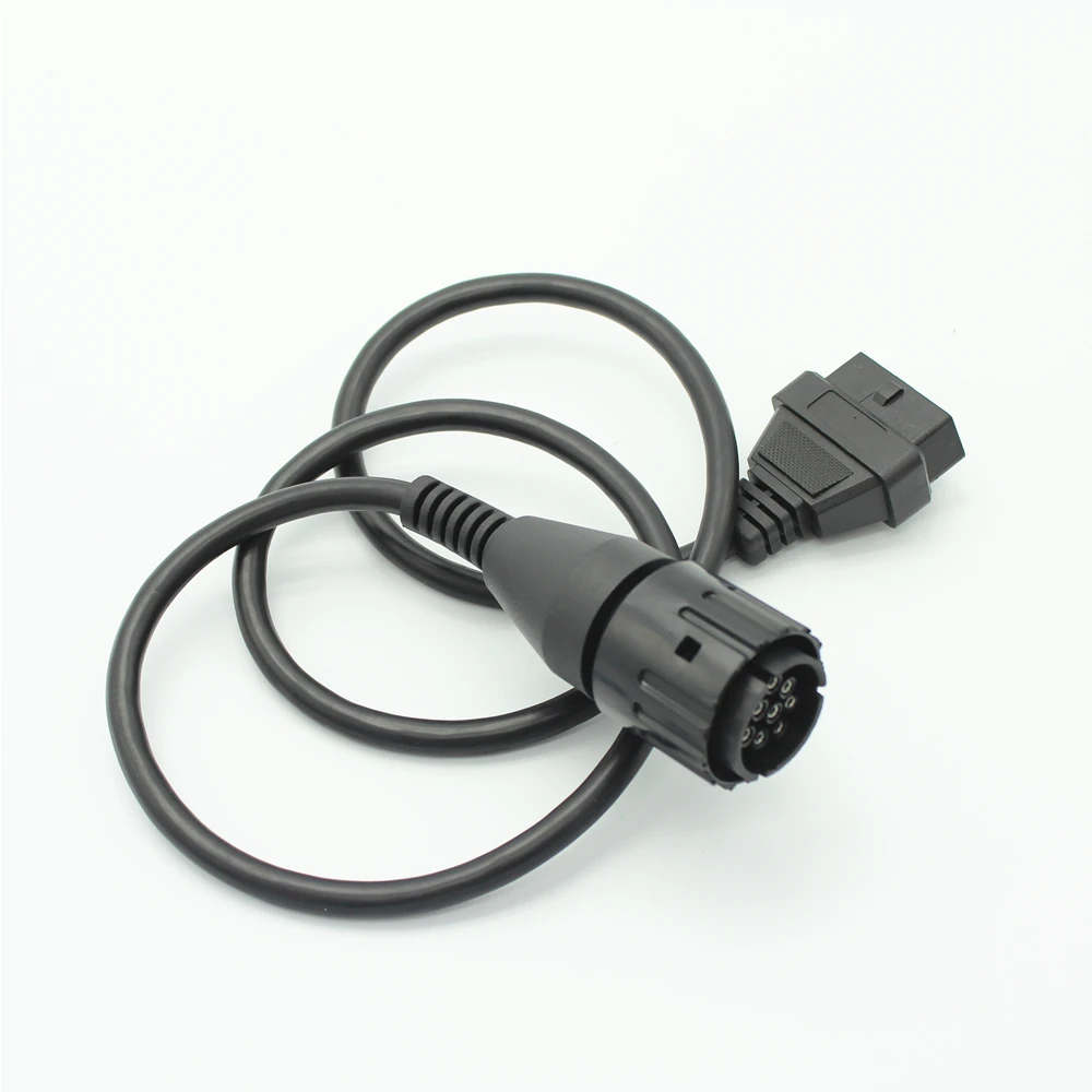 For BMW ICOM D Cable Motorcycles Cable Motobikes Diagnostic Cable 10 Pin Adaptor to 16pin ICOM A3 A2