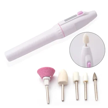 

KESMALL 2018 2Pcs Fashion Professional 5 In 1 Nail Art Tool Set Portable Multifunction Manicure Tools Nails Accessoires XN268M