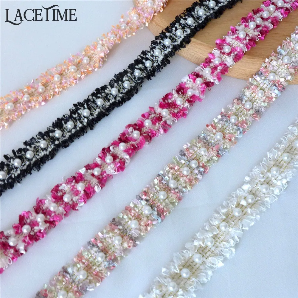 beaded choker in sparkly pink or blue beaded fabric new beaded choker in sparkly pink or blue beaded fabric new