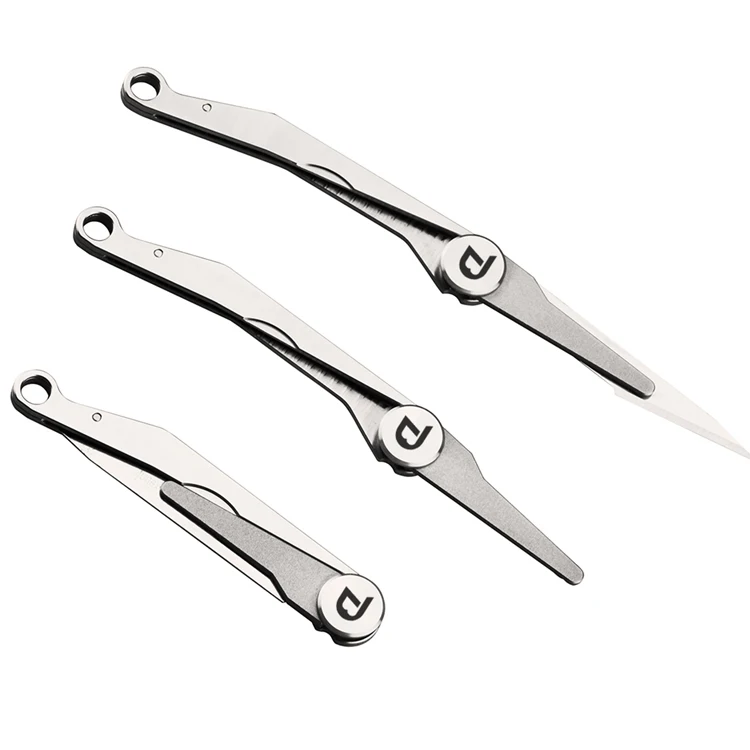 Titanium Alloy Folding Utility Knife Surgical Blade EDC Portable Outdoor Rescue Single Hand Opening And Closing Short Mini Knife Titanium Alloy Folding Utility Knife Surgical Blade EDC Portable Outdoor Rescue Single Hand Opening And Closing Short Mini Knife