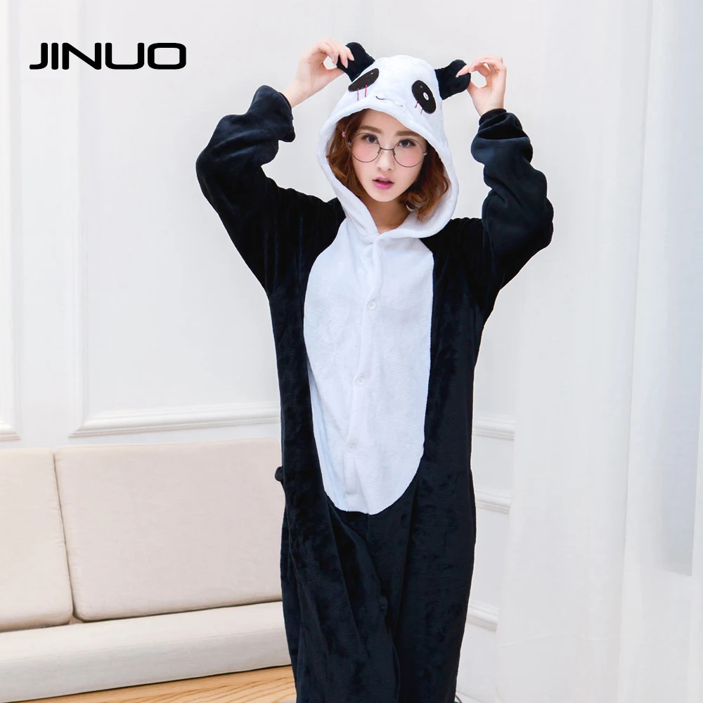 JINUO Леопардовый медведь Cospaly взрослый фланелевый медведь комбинезон с капюшоном пижамы теплые пижамы с животными пижамы персонажи костюмы
