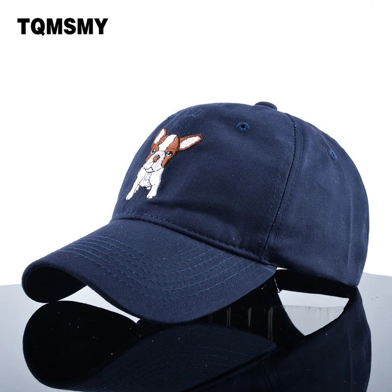 

TQMSMY Embroidery dog pattern Baseball Cap men Dad Hat Soft cotton Snapback Caps Unisex Hip Hop bone sun hats for women Visor