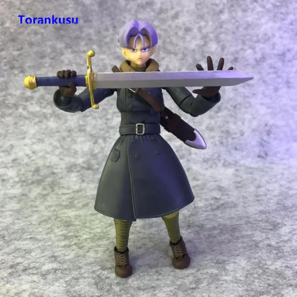 S.H.Figuarts Dragon Ball Trunks Figure PVC Figuras Anime Figma Toys For Children Kids Gift Brinquedos Figurals Model Doll XP
