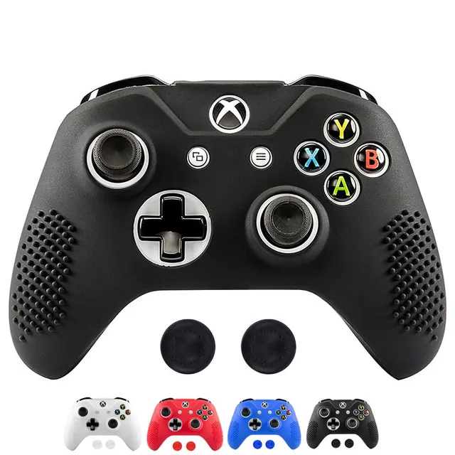 Special Price Soft Anti-slip Silicone Case Cover Protector Skins for Microsoft Xbox One X & Xbo One S Controller with 2 Thumb Stick Grip Caps