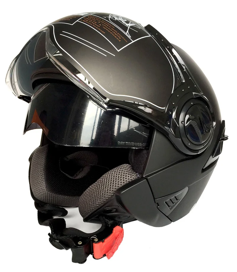 ECE GDR Brand Double Lens Open Face Motorcycle Helmet Electrical