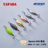 YAPADA Spoon 008 Vermin OWNER Treble Hook 10g/50mm 15g/60mm Multicolor Feather Metal Zinc alloy Fishing Lures Bass ► Photo 2/6