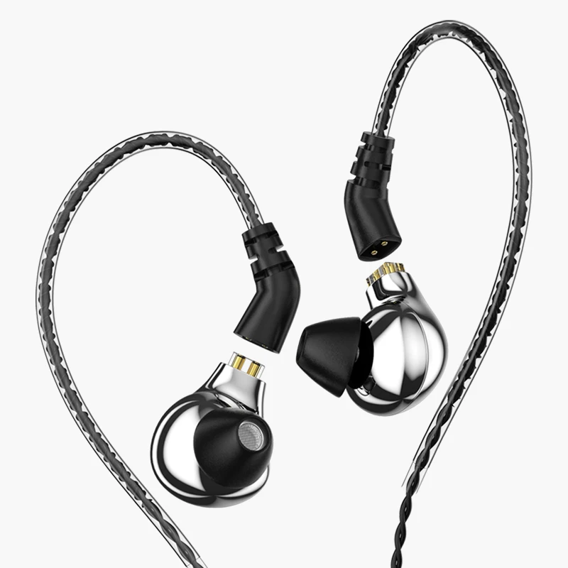 Diafragma de Carbono Fone de Ouvido Novo Blon Driver Dinâmico no Ouvido Fone Alta Fidelidade dj Correndo Destacável Cabo 2pin Bl-03 Bl03 10mm - Image 3