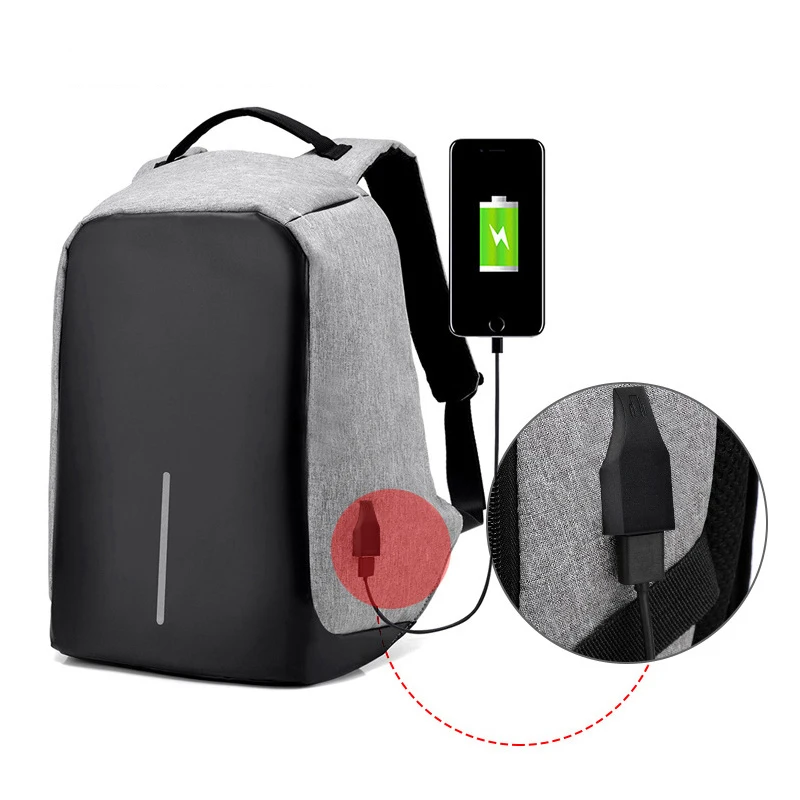 

Fashion Anti Theft Backpack USB Laptop Backpack School Bags Women Backpacks Men Oxford Travel Bags Bagpack mochila mujer 2019