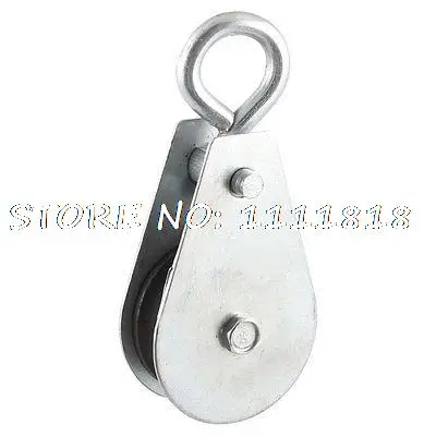 

Metallic Lifting Tackle 100Kg 0.1T Swivel Hook Single Groove Pulley