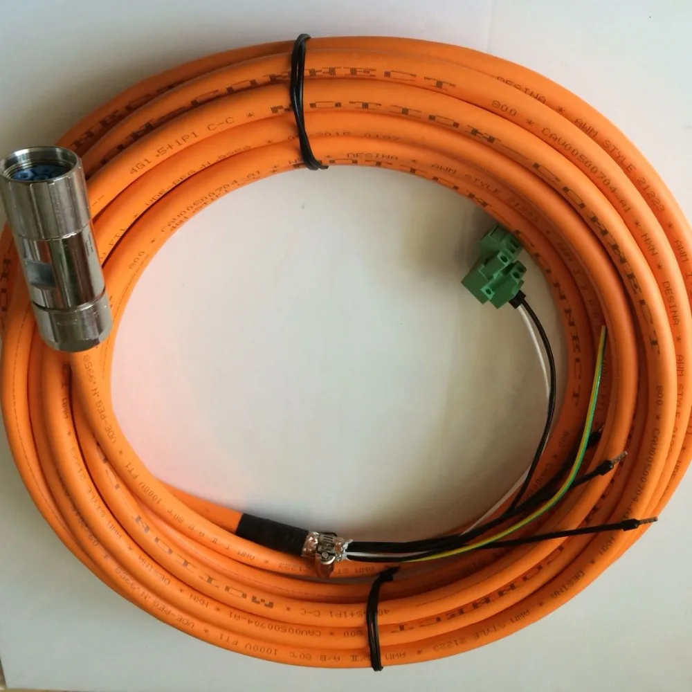 new and original POWER CABLE, PREASSEMBLED 15m 6FX8002 5DA01 1BF0cable