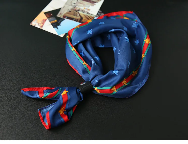 Paisley Neckerchief Floral Scarf For Men Women Wrap 50*50cm Square Scarves Women Mens Wraps Polyester Printed Shawl Wraps Stole mens designer scarf