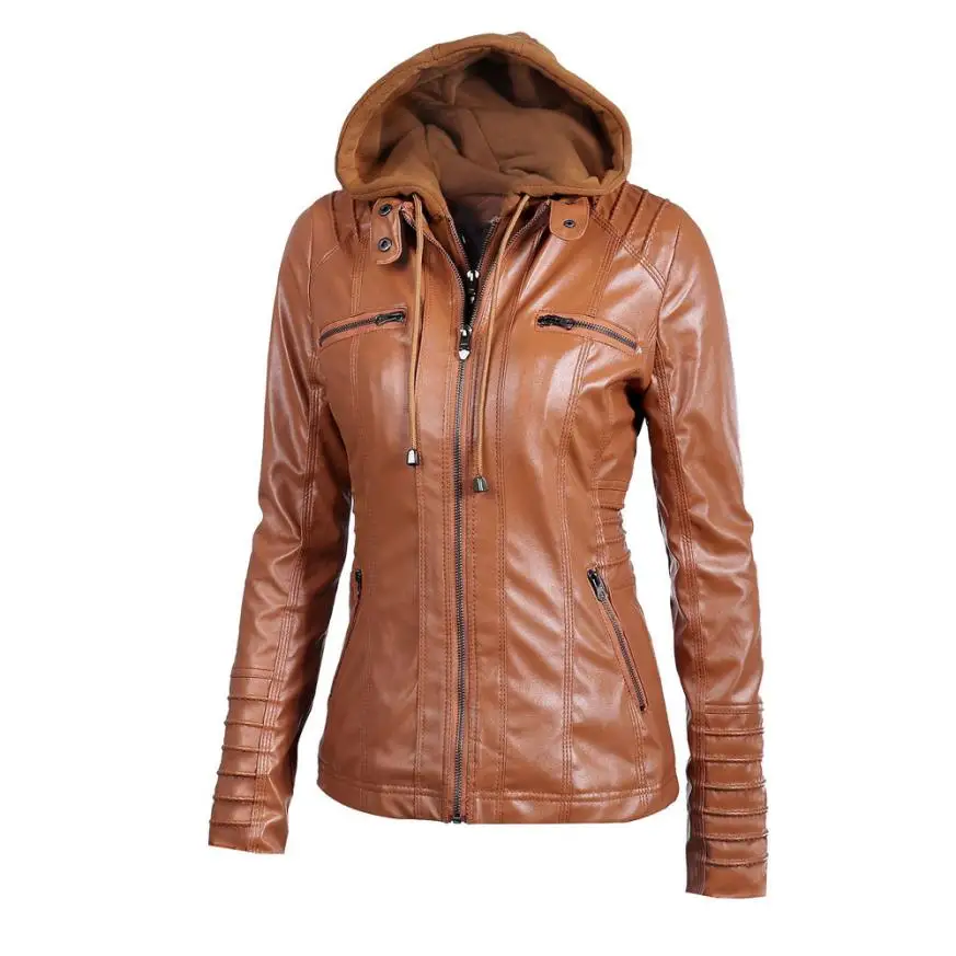 MUQGEW Autumn Winter Creative font b Women b font Slim Hooded font b Jacket b font