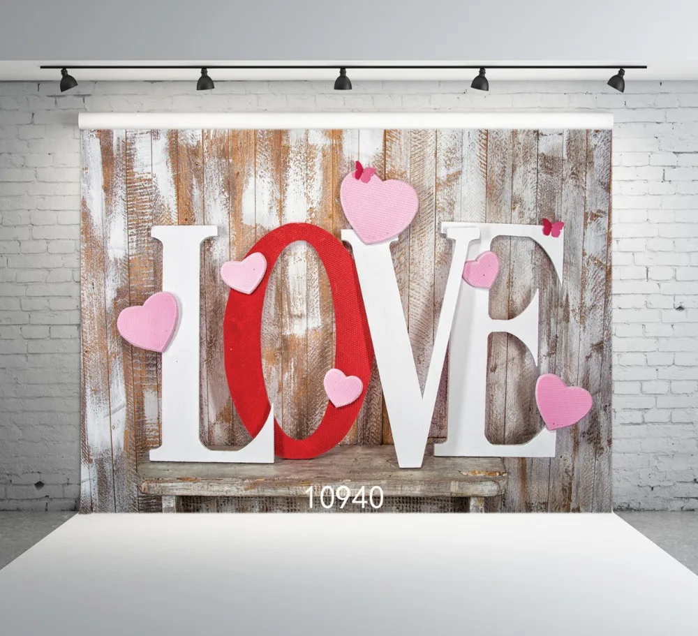 

SHENGYONGBAO Art Cloth Custom Photography Backdrops Prop Valentine's day Theme Photography Background 10940