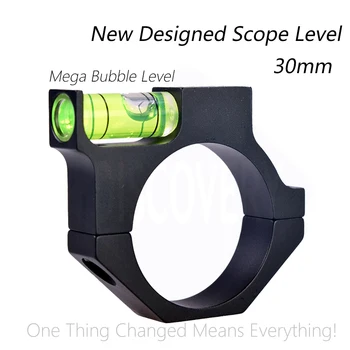 

Unique Designed Mega Bubble Level Rifle Scope Level For 30mm tactical scope riflescopes optical sight Hunting Accessories