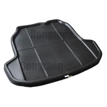 Coche Auto Posterior Del Tronco Boot Liner Cargo Mat Floor Mat Bandeja etiqueta de Perro Mascota Cubierta ajuste para Peugeot 408 2 Esquina 2010-2013