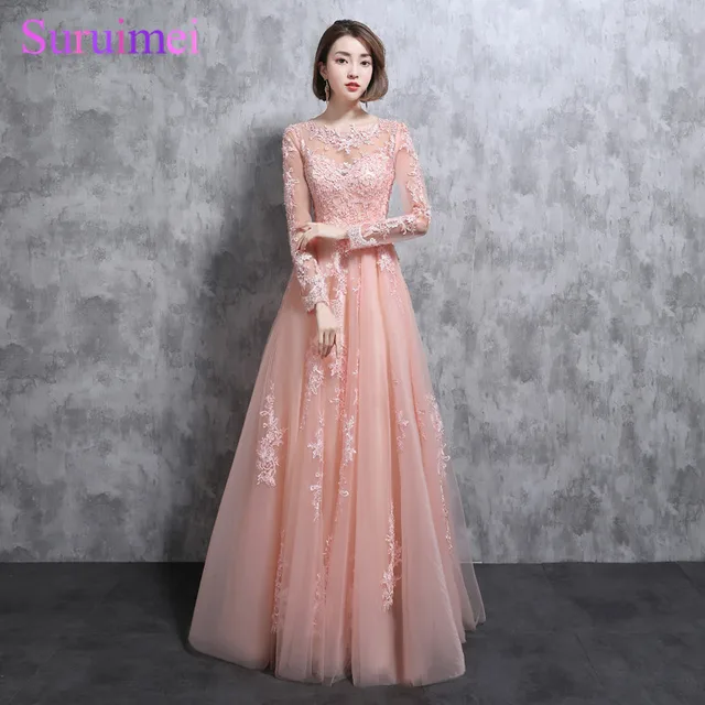 Long Sleeve Evening Dresses