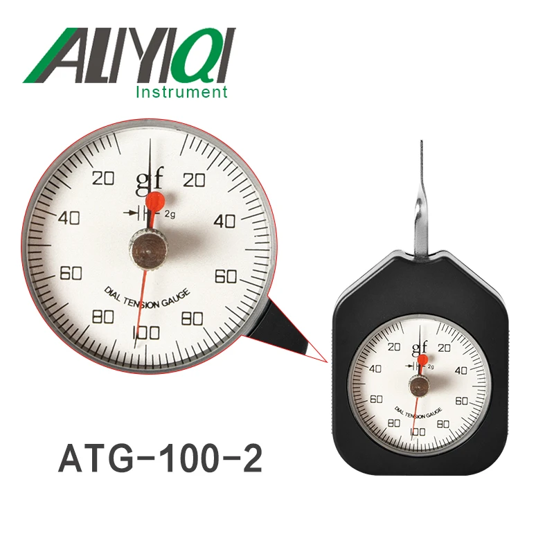 

100g dial tension gauge tensionmeter double pointers(ATG-100-2)tensiometro