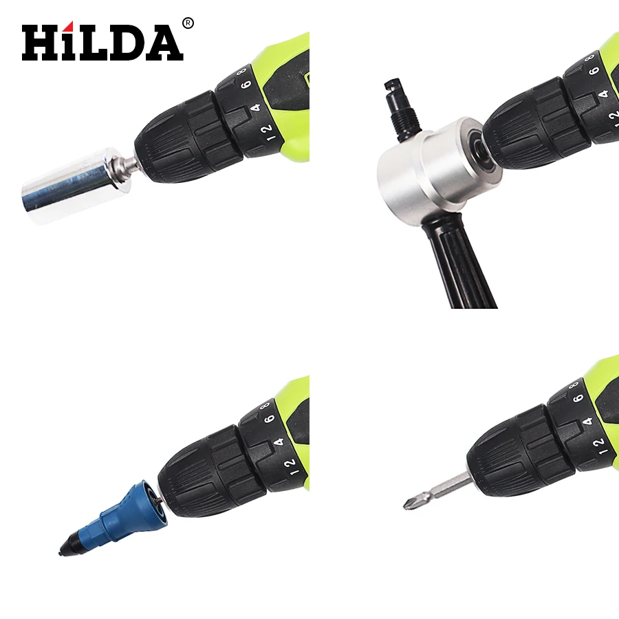 HILDA 12V Electric Screwdriver Lithium Battery